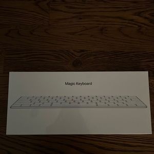 Unopened Apple Magic Keyboard and Magic Mouse